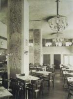 Innenausstattung der Gaststtte in den 50er Jahren