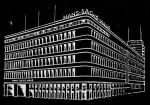 Hans-Sachs-Haus-Signet aus einer 
                            Werbung der 60er Jahre fr "Rats-Eck" und "Rats-Stuben"